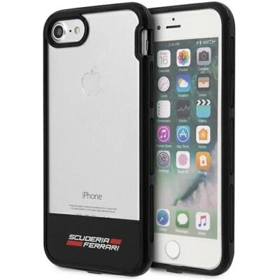 Étui Ferrari noir résistant aux chocs pour iPhone - Publicité Étui Ferrari noir résistant aux chocs pour iPhone - Publicité