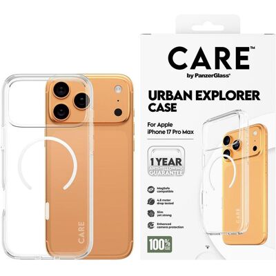 PanzerGlass Combat urbain (Apple iPhone 17 Pro Max), Coque pour téléphone portable, Blanc, Transparent - Publicité PanzerGlass Combat urbain (Apple iPhone 17 Pro Max), Coque pour téléphone portable, Blanc, Transparent - Publicité