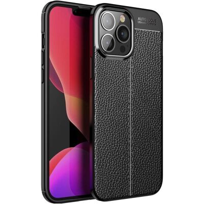 Screenguard Apple iPhone 13 Pro Max Housse en cuir Design TPU Cover (Apple iPhone 13 Pro Max), Coque pour téléphone portable, Noir - Publicité Screenguard Apple iPhone 13 Pro Max Housse en cuir Design TPU Cover (Apple iPhone 13 Pro Max), Coque pour téléphone portable, Noir - Publicité