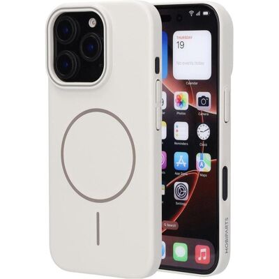 Mobiparts Slim Line Case Apple iPhone 16 Pro (MagSafe Compatible) Off White (Apple iPhone 16 Pro), Coque pour téléphone portable, Blanc - Publicité Mobiparts Slim Line Case Apple iPhone 16 Pro (MagSafe Compatible) Off White (Apple iPhone 16 Pro), Coque pour téléphone portable, Blanc - Publicité