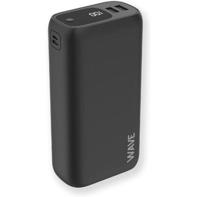 Wave Ultrapower - Batterie externe 30 000mAh noir - Publicité Wave Ultrapower - Batterie externe 30 000mAh noir - Publicité