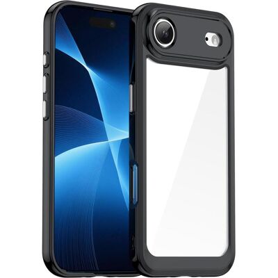 Hurtel Outer Space Case für iPhone 17 Air - Schwarz Transparent (Apple iPhone 17), Coque pour téléphone portable, Noir, Transparent - Publicité Hurtel Outer Space Case für iPhone 17 Air - Schwarz Transparent (Apple iPhone 17), Coque pour téléphone portable, Noir, Transparent - Publicité