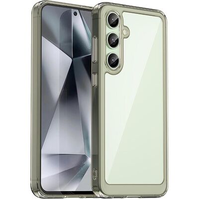 Hurtel Outer Space Silikonhülle mit Gelrahmen für Samsung Galaxy S24 FE – Transparent und Schwarz (Samsung Galaxy S24 FE), Coque pour téléphone portable, Transparent, Noir - Publicité Hurtel Outer Space Silikonhülle mit Gelrahmen für Samsung Galaxy S24 FE – Transparent und Schwarz (Samsung Galaxy S24 FE), Coque pour téléphone portable, Transparent, Noir - Publicité