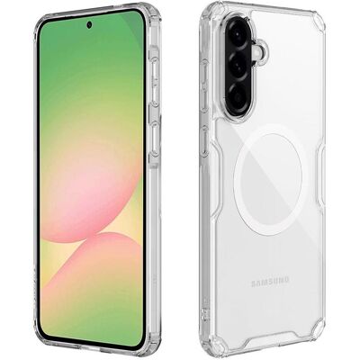 Nillkin Nature Pro Étui magnétique pour Samsung Galaxy A56 5G - Transparent (Samsung Galaxy A56 5G), Coque pour téléphone portable, Transparent - Publicité Nillkin Nature Pro Étui magnétique pour Samsung Galaxy A56 5G - Transparent (Samsung Galaxy A56 5G), Coque pour téléphone portable, Transparent - Publicité