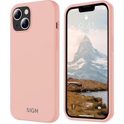 SiGN Étui en silicone liquide pour iPhone 15 Plus - Rose (Apple iPhone 15 Plus), Coque pour téléphone portable, Pink - Publicité SiGN Étui en silicone liquide pour iPhone 15 Plus - Rose (Apple iPhone 15 Plus), Coque pour téléphone portable, Pink - Publicité