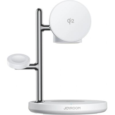 Joyroom JR-W23 (15 W), Chargeur sans fil, Blanc - Publicité Joyroom JR-W23 (15 W), Chargeur sans fil, Blanc - Publicité