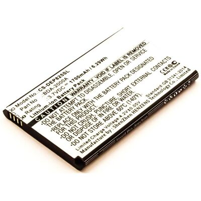 Batterie Smartphone Lithium-Ion Doro 38575 - 1700 mAh - Publicité Batterie Smartphone Lithium-Ion Doro 38575 - 1700 mAh - Publicité