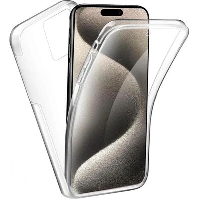 Screenguard 360° Screen & Body Protector Apple iPhone 15 Pro Max Cover with film (Apple iPhone 15 Pro Max), Coque pour téléphone portable, Transparent - Publicité Screenguard 360° Screen & Body Protector Apple iPhone 15 Pro Max Cover with film (Apple iPhone 15 Pro Max), Coque pour téléphone portable, Transparent - Publicité