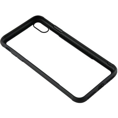 Coque en verre trempé noir pour iPhone XS Max 6,5" de Gear - Publicité Coque en verre trempé noir pour iPhone XS Max 6,5" de Gear - Publicité