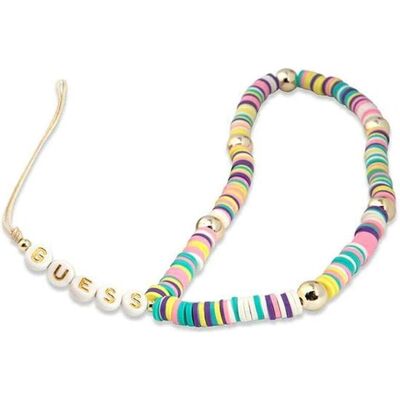 Guess GUSTPEAM Lanière pour Téléphone - Perles et Pépites Multicolores - Lanière de Téléphone - Publicité Guess GUSTPEAM Lanière pour Téléphone - Perles et Pépites Multicolores - Lanière de Téléphone - Publicité