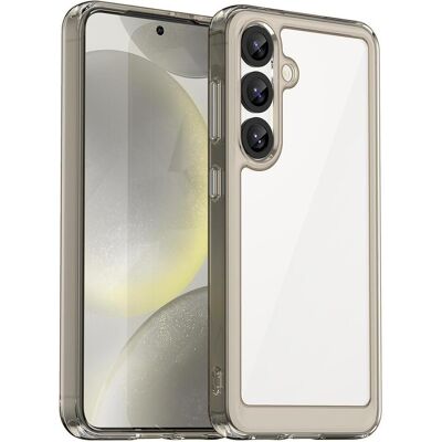 Hurtel Outer Space Silikonhülle mit Gelrahmen für Samsung Galaxy S25 – Transparent und Schwarz (Samsung Galaxy S25), Coque pour téléphone portable, Noir, Transparent - Publicité Hurtel Outer Space Silikonhülle mit Gelrahmen für Samsung Galaxy S25 – Transparent und Schwarz (Samsung Galaxy S25), Coque pour téléphone portable, Noir, Transparent - Publicité