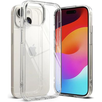 Ringke - Fusion - iPhone 15 - Clear (Apple iPhone 15), Coque pour téléphone portable, Transparent - Publicité Ringke - Fusion - iPhone 15 - Clear (Apple iPhone 15), Coque pour téléphone portable, Transparent - Publicité