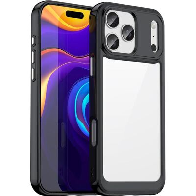 Hurtel Outer Space Case für iPhone 17 Pro - Schwarz Transparent (Apple iPhone 17 Pro Max), Coque pour téléphone portable, Noir, Transparent - Publicité Hurtel Outer Space Case für iPhone 17 Pro - Schwarz Transparent (Apple iPhone 17 Pro Max), Coque pour téléphone portable, Noir, Transparent - Publicité