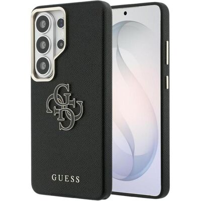 Guess - Grained Big 4G Metal Logo (GUHCS26L5PS4RGGK) - Samsung Galaxy S26 Ultra - Black (Samsung Galaxy S26 Ultra), Coque pour téléphone portable, Noir - Publicité Guess - Grained Big 4G Metal Logo (GUHCS26L5PS4RGGK) - Samsung Galaxy S26 Ultra - Black (Samsung Galaxy S26 Ultra), Coque pour téléphone portable, Noir - Publicité
