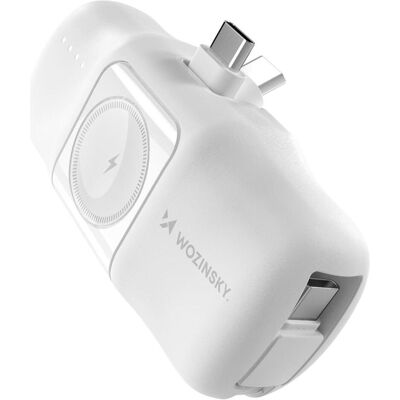 Wozinsky Blanc (5000 mAh, 15 W, 15 Wh), Chargeur de secours, Blanc - Publicité Wozinsky Blanc (5000 mAh, 15 W, 15 Wh), Chargeur de secours, Blanc - Publicité