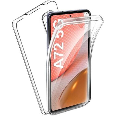 Screenguard 360° Screen & Body Protector Samsung Galaxy A72 Coque avec film (Samsung Galaxy A72), Coque pour téléphone portable, Transparent - Publicité Screenguard 360° Screen & Body Protector Samsung Galaxy A72 Coque avec film (Samsung Galaxy A72), Coque pour téléphone portable, Transparent - Publicité