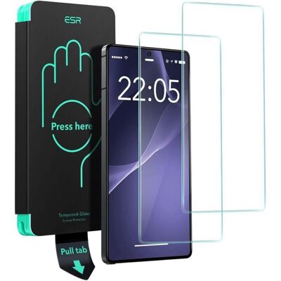 Protection d'écran ESR Verre Trempé Galaxy S25 Ultra - Ultra HD 9H - Publicité Protection d'écran ESR Verre Trempé Galaxy S25 Ultra - Ultra HD 9H - Publicité