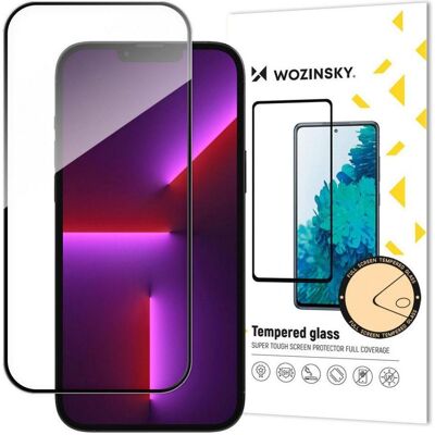 Verre trempé Wozinsky full adhésif iPhone 15 Pro Max - Noir - Publicité Verre trempé Wozinsky full adhésif iPhone 15 Pro Max - Noir - Publicité