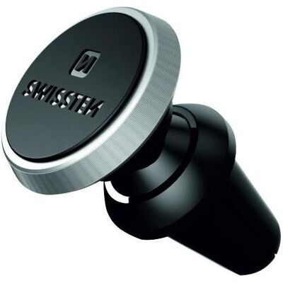 Support Téléphone Swissten M9 - Support Magnétique en Métal pour Voiture - Noir/Argent - Publicité Support Téléphone Swissten M9 - Support Magnétique en Métal pour Voiture - Noir/Argent - Publicité