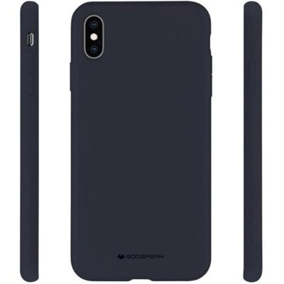 Mercury Silicone iPhone 13 Pro Max 6,7" granatowy/navy (Apple iPhone 13 Pro Max), Coque pour téléphone portable, Bleu - Publicité Mercury Silicone iPhone 13 Pro Max 6,7" granatowy/navy (Apple iPhone 13 Pro Max), Coque pour téléphone portable, Bleu - Publicité