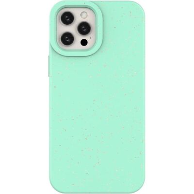 Coque en silicone écologique pour iPhone 12 Pro Max - Menthe - Publicité Coque en silicone écologique pour iPhone 12 Pro Max - Menthe - Publicité