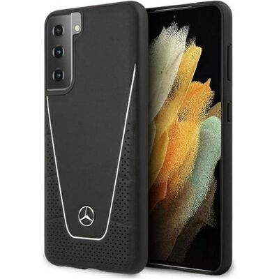 Coque en cuir Mercedes S21 G991 - Ligne Dynamique - Noir - Publicité Coque en cuir Mercedes S21 G991 - Ligne Dynamique - Noir - Publicité