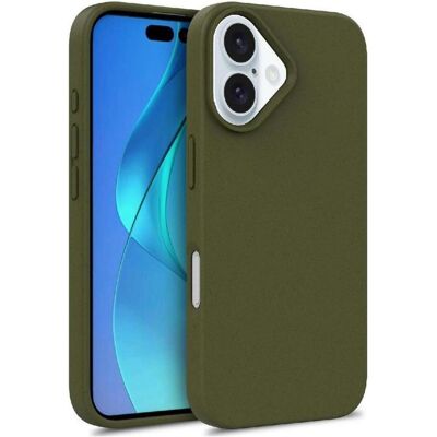 Hurtel Étui à blé multi-couleurs MagSafe pour iPhone 16 - vert foncé (Apple iPhone 16), Coque pour téléphone portable, Vert - Publicité Hurtel Étui à blé multi-couleurs MagSafe pour iPhone 16 - vert foncé (Apple iPhone 16), Coque pour téléphone portable, Vert - Publicité