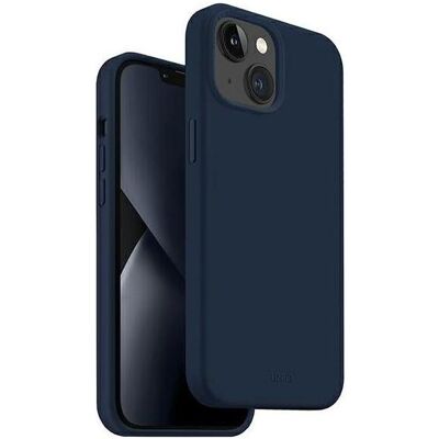 Coque Uniq iPhone 14 Plus / 15 Plus Bleu Silicone Hybride - Publicité Coque Uniq iPhone 14 Plus / 15 Plus Bleu Silicone Hybride - Publicité