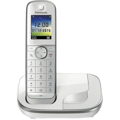 Panasonic KX-TGJ310GW (version allemande), Téléphone, Noir, Blanc - Publicité Panasonic KX-TGJ310GW (version allemande), Téléphone, Noir, Blanc - Publicité