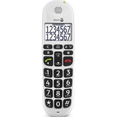 Doro PhoneEasy 110w, Téléphone, Blanc - Publicité Doro PhoneEasy 110w, Téléphone, Blanc - Publicité