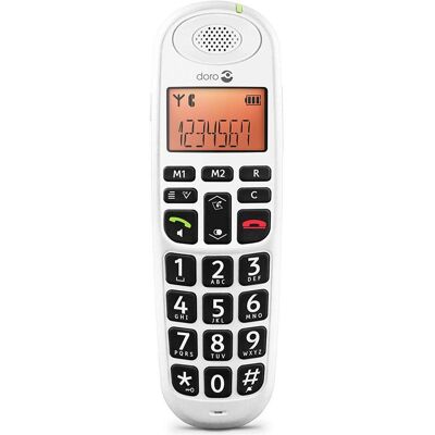 Doro PhoneEasy 100w duo, Téléphone, Blanc - Publicité Doro PhoneEasy 100w duo, Téléphone, Blanc - Publicité