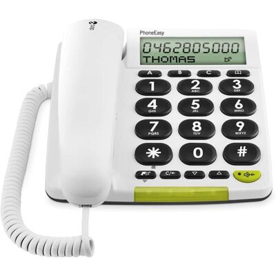Doro PhoneEasy 312cs, Téléphone, Blanc - Publicité Doro PhoneEasy 312cs, Téléphone, Blanc - Publicité