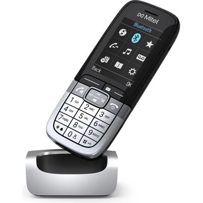 Mitel OpenScape DECT Phone SL7, Téléphone, Noir, Argent - Publicité Mitel OpenScape DECT Phone SL7, Téléphone, Noir, Argent - Publicité