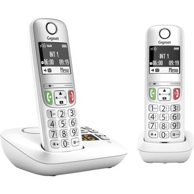 Siemens Gigaset A605A Duo Téléphones sans fil avec Répondeur - Publicité Siemens Gigaset A605A Duo Téléphones sans fil avec Répondeur - Publicité