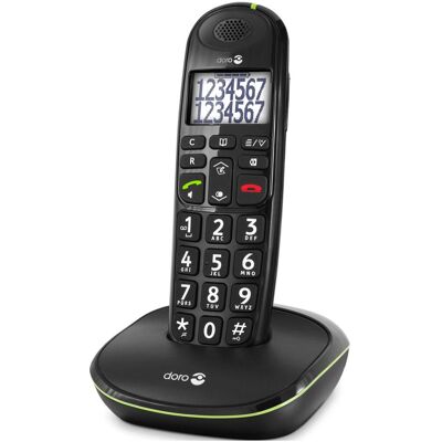 Doro PhoneEasy 110, Téléphone, Noir - Publicité Doro PhoneEasy 110, Téléphone, Noir - Publicité