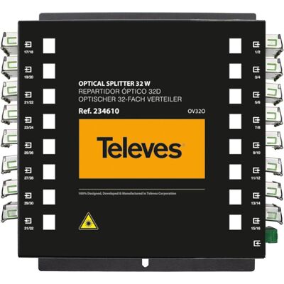 Televes OV32O (Répartiteur), Parabole : accessoires, Noir - Publicité Televes OV32O (Répartiteur), Parabole : accessoires, Noir - Publicité