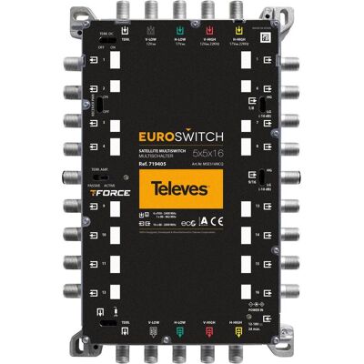 Televes MSE516NCQ (Multi commutateur), Parabole : accessoires - Publicité Televes MSE516NCQ (Multi commutateur), Parabole : accessoires - Publicité