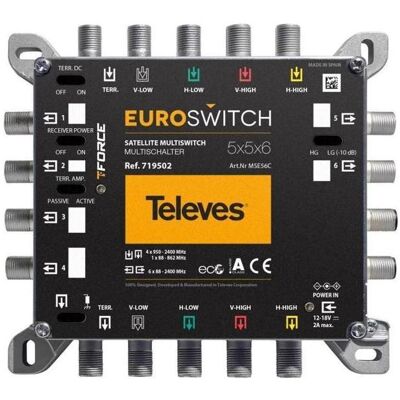 Televes MSE56C (Multi commutateur), Parabole : accessoires - Publicité Televes MSE56C (Multi commutateur), Parabole : accessoires - Publicité