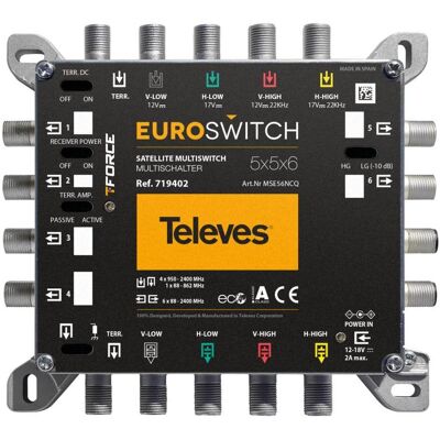 Televes MSE56NCQ (Multi commutateur), Parabole : accessoires - Publicité Televes MSE56NCQ (Multi commutateur), Parabole : accessoires - Publicité