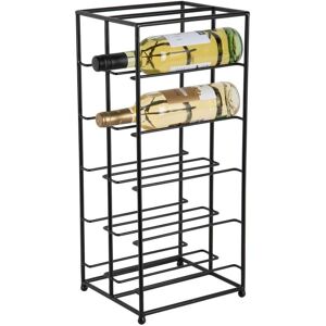 present time, Vin : accessoires, Weinregal Duo Floor 57 x 25 cm, Schwarz (Porte-bouteilles de vin) - Publicité present time, Vin : accessoires, Weinregal Duo Floor 57 x 25 cm, Schwarz (Porte-bouteilles de vin) - Publicité