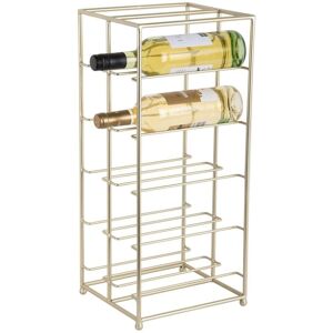 present time, Vin : accessoires, Weinregal Duo Floor 57 x 25 cm, Gold (Porte-bouteilles de vin) - Publicité present time, Vin : accessoires, Weinregal Duo Floor 57 x 25 cm, Gold (Porte-bouteilles de vin) - Publicité