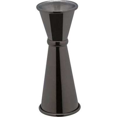 Piazza, Bar : accessoires, Culbuteur 25/50ml style japonais, revêtement noir - Publicité Piazza, Bar : accessoires, Culbuteur 25/50ml style japonais, revêtement noir - Publicité