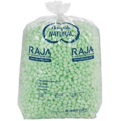 Raja Chips de remplissage en vrac FL5 Vert Amidon de maïs, Emballage alimentaire, Vert - Publicité Raja Chips de remplissage en vrac FL5 Vert Amidon de maïs, Emballage alimentaire, Vert - Publicité