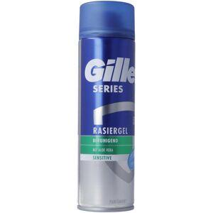 Gillette Mousse + gel à raser, Série Sensitive (200 ml, Gel de rasage) - Publicité Gillette Mousse + gel à raser, Série Sensitive (200 ml, Gel de rasage) - Publicité