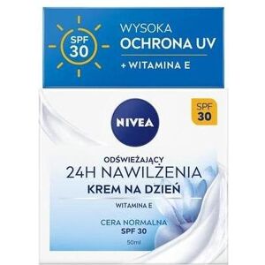 NIVEA, Crème visage, Refreshing Day Cream For Normal And Combination Skin 50ml (50 ml, Crème de jour, SPF 30) - Publicité NIVEA, Crème visage, Refreshing Day Cream For Normal And Combination Skin 50ml (50 ml, Crème de jour, SPF 30) - Publicité
