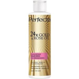Perfecta, Nettoyant pour le visage, Lait démaquillant 24k Gold Rose 200ml (Lait nettoyant, 200 ml) - Publicité Perfecta, Nettoyant pour le visage, Lait démaquillant 24k Gold Rose 200ml (Lait nettoyant, 200 ml) - Publicité