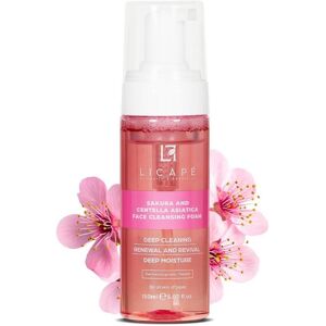 Licape, Nettoyant pour le visage, Schaumreiniger 150 ml – Mit Sakura & Centella Asiatica für strahlende Haut (Mousse nettoyante, 150 ml) - Publicité Licape, Nettoyant pour le visage, Schaumreiniger 150 ml – Mit Sakura & Centella Asiatica für strahlende Haut (Mousse nettoyante, 150 ml) - Publicité