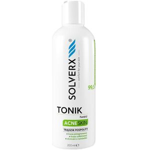 Solverx, Nettoyant pour le visage, Acne Skin Face And Eye Tonic For Acne And Oily Skin 200Ml (Tonique visage, 200 ml) - Publicité Solverx, Nettoyant pour le visage, Acne Skin Face And Eye Tonic For Acne And Oily Skin 200Ml (Tonique visage, 200 ml) - Publicité