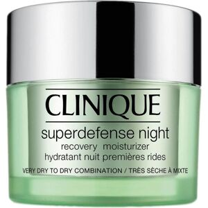 Clinique, Crème visage, Hydratant Superdefense Night Recovery (50 ml, Crème de nuit) - Publicité Clinique, Crème visage, Hydratant Superdefense Night Recovery (50 ml, Crème de nuit) - Publicité