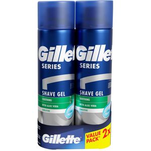 Gillette Mousse + gel à raser, Gel de rasage Series Soothing 400ML (Gel de rasage) - Publicité Gillette Mousse + gel à raser, Gel de rasage Series Soothing 400ML (Gel de rasage) - Publicité
